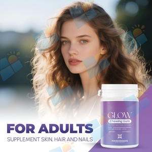 SUNI OEM/ODM Marque Privée 60 Pièces <span class=keywords><strong>Chewing</strong></span>-<span class=keywords><strong>gum</strong></span> Éclat Beauté avec Biotine Vitamine C Zinc pour la Santé de la Peau, des Cheveux et des Ongles - Product Image 3