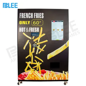 Distributore automatico automatico di patatine fritte e di pollo e frittura con alimenti caldi intelligenti per la vendita