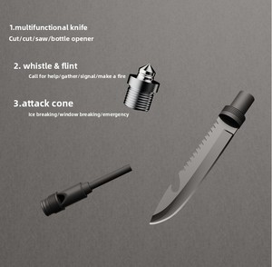 Folding Shovel Survival Multitool Multifunctional Entrenching <b>Tool</b> Portable Collapsible for Camping <b>Backpacking</b> Trenching - Product Image 5