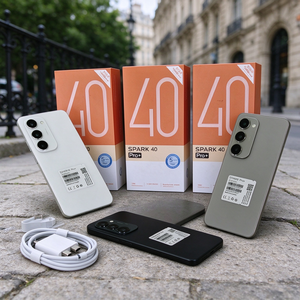 Téléphone intelligent 5G pour jeux vidéo, design tendance, corps ultra-fin, grand écran de 7,3 pouces et batterie longue durée, Spark40 Pro, très vendu - Product Image 2