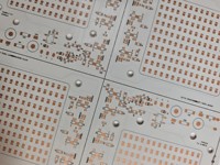 Cartes de circuits imprimés LED haute densité en aluminium MCPCB à excellente dissipation thermique, épaisseur 1,0 mm, OEM