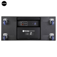 TTS 36-A Double caisson de basses actif haute puissance de 18 pouces, 96 kHz, traitement DSP 32 bits, enceinte de qualité professionnelle