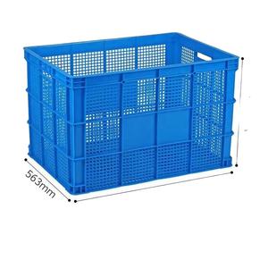 hot sell Plastic Crates Vegetable And Fruits Stackable Mesh Plastic Tomato Crate