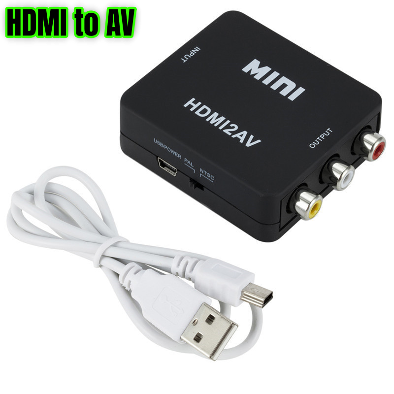 HDMI เป็น AV สีดำ