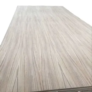 3.2mm straight line teak veneer mdf board