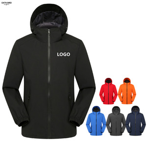Tùy Chỉnh/OEM Chất Lượng Cao Tùy Chỉnh Không Thấm Nước Áo Khoác Ngoài Trời Đi Bộ Đường Dài Câu Cá Windproof Áo Khoác Áo Gió Áo Khoác Cho Nam Giới - Product Image 1