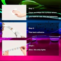 Tira de Luces LED RGB Flexible de 5V 3535, 1/2/3/4/5/10/15m con Control Remoto IR de 24 Teclas, Tira de Luces LED para Decoración de Interiores
