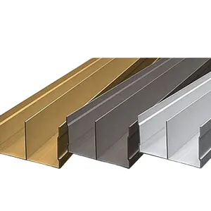 Building Materials Supplier Decoration Aluminium Profiles Chemical Polishing Alloy Casting