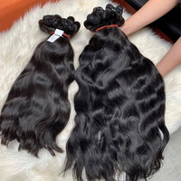 Bundel rambut manusia 12A gelombang tubuh 100% tidak diproses rambut Virgin Brasil ekstensi rambut manusia jalinan cepat hitam alami