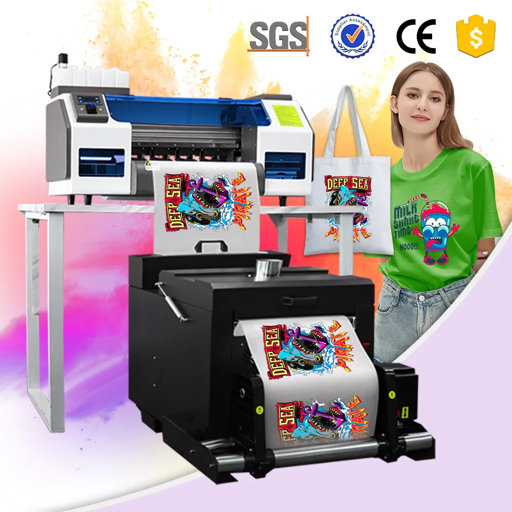 Inkjet Printer Sticker Printing Machine 30cm Dtf Printer XP600 Heat Press Machine Dtf Transfer Printer Sale