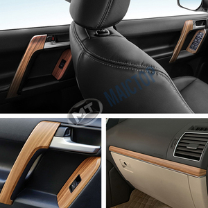 ชุดแต่งภายในรถยนต์ Maictop รุ่น Facelift สี Dark Peach Wood สำหรับ <span class=keywords><strong>TOYOTA</strong></span> <span class=keywords><strong>Land</strong></span> <span class=keywords><strong>Cruiser</strong></span> Prado <span class=keywords><strong>Lc</strong></span> <span class=keywords><strong>150</strong></span> Series Lc150 Fj150 - Product Image 6