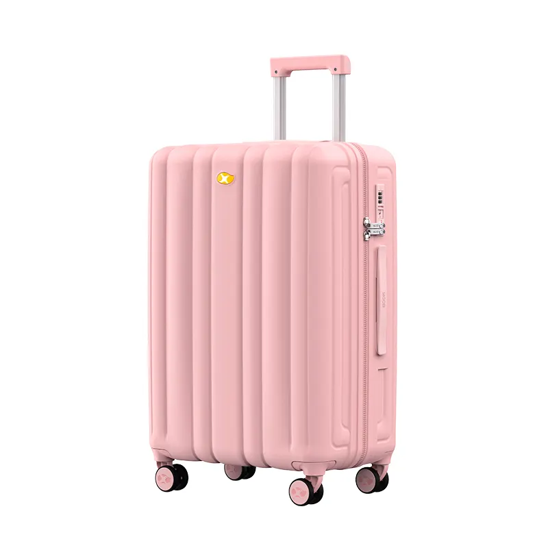 MGOB koper bagasi PC, koper berpergian 20 24 28 inci warna dapat disesuaikan tren 4 roda Tgs