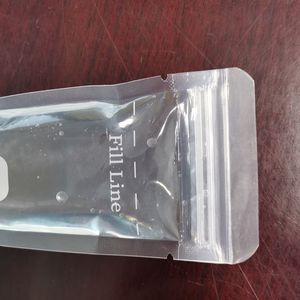 <strong>Personalised</strong> Clear Transparent <strong>Pe</strong> Pet Sachet Strip Custom Zipper Poly Packaging <strong>Bag</strong> for Ice Cream Liquid Freezer Popsicle - Product Image 4