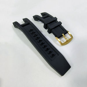 32 mm Sport-Uhrenarmband aus atmungsaktivem Gummi mit goldener Schnalle für Subaka <span class=keywords><strong>Noma</strong></span> IV 4-6575 6576 6584 6585 6586 - Product Image 5