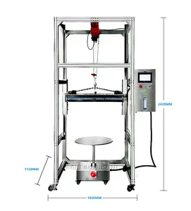 मोबाइल फोन ipx12 वर्षा सिमुलेशन परीक्षण कक्ष आईपी जल स्प्रे ऊर्ध्वाधर वर्षा ड्रॉप परीक्षण उपकरण