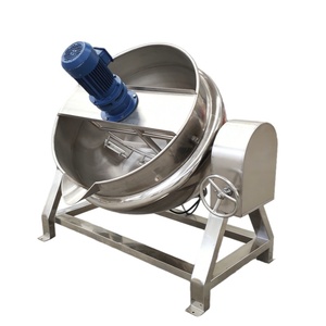Industrial 100-500L Electric Steam Jacketed Tilting Cooking Pot for Sauce and Jam Making - Product Image 3
