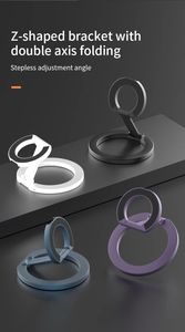 Support de téléphone magnétique pliable et réglable à 360° avec anneau de maintien, idéal pour le bureau – Vente en gros - Product Image 6