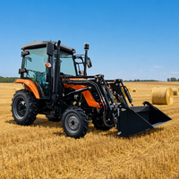 Tracteur agricole moderne FeiChuang 100 CV diesel 4x4 avec pompe pour travaux de terrain multifonctionnels, système hydraulique robuste, levage haute performance