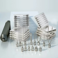 Spécifications multiples Pointe d'aiguille de distribution émoussée Aiguille de seringue industrielle à double tube en acier inoxydable