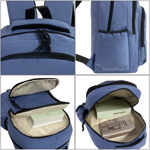 NOUVEAU Sac d'écolier décontracté Sac à dos élégant pour hommes Sacs de voyage grande capacité Sac à dos de sport de luxe pour ordinateur portable avec logo imprimé - Product Image 3