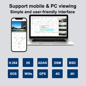 Dash <span class=keywords><strong>Cam</strong></span> Commerciale Intelligente AI a 4 Canali con WiFi 2K Integrato, Registratore per Flotte 4G LTE con SOS e Audio Bidirezionale per App di Taxi e Vehicoli Condivisi (ODM) - Product Image 6