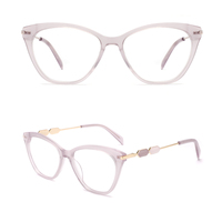 Gafas Ópticas de Acetato con Diseño Moderno y Personalizable, Monturas de Aro Completo Duraderas para Uso Diario, OEM/ODM
