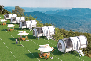 Villa Capsula Prefabbricata sul <span class=keywords><strong>Lago</strong></span>, Rifugio Modulare sul Mare con Vista Panoramica, Casa Mobile - Product Image 6