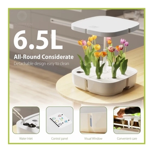 <span class=keywords><strong>Mini</strong></span> système hydroponique intérieur intelligent jardinière de jardin <span class=keywords><strong>hauteur</strong></span> réglable système de culture hydroponique minuterie de lumière LED pour légumes - Product Image 5