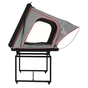 Carpa de techo rígida abatible lateral 2P, base de nido de abeja, cremallera SBS, doble toldo, DDP, compatible con SUV/camioneta - Product Image 5