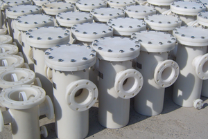 एएनएसआई 150LB CPVC + एफआरपी यू प्रकार टोकरी झरनी आरएफ/एफएफ निकला हुआ किनारा PTFE पेंच - Product Image 5