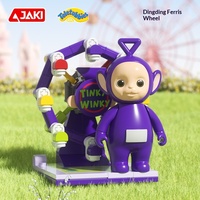 Blocs de construction en plastique, figurines Teletubbies, décorations de scène, jouet de construction unisexe, cadeau d'anniversaire