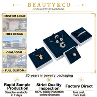 Vente en gros de coffrets cadeaux personnalisés pour bijoux, avec insert en éponge, couleur personnalisée, boîte à bijoux en papier/plastique/velours