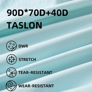 Tùy Chỉnh 95% <span class=keywords><strong>Nylon</strong></span> 5% Spandex 90D Taslan Dệt Vải Thoáng Khí Cho Không Thấm Nước Ngoài Trời Mặc-Cho Cô Gái 'Quần Áo Khoác Túi - Product Image 2