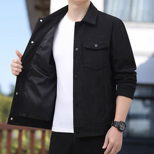 Sudadera con capucha de poliéster cortavientos para hombre, estilo casual y holgado, con cremallera larga, de color liso, de la marca americana ODM. - Product Image 2