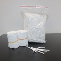 Rouleaux de coton dentaire de 4 mm, 100 % coton pur, hautement absorbants, de qualité médicale, consommables dentaires jetables pour clinique dentaire