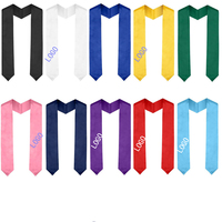 Écharpe de Cérémonie Personnalisée 2026 avec Logo – Écharpe d'Honneur en Satin pour Cérémonie de Remise des Diplômes (Licence, Doctorat)