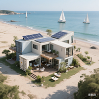 Maison en conteneur d'expédition de 20 pieds en acier inoxydable Maison en conteneur d'habitation Maison Villa Bureau d'hôtel Bureau préfabriqué