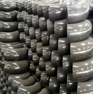 ข้อต่อเหล็กกล้าคาร์บอน 90 องศา รัศมียาว มาตรฐาน ASTM A234 WPB หน้าแปลนหล่อแรงดันสูง ทนการกัดกร่อน สำหรับอุตสาหกรรมน้ำมันและก๊าซ - Product Image 2