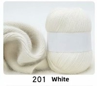 Zweifädiges Mittelfeines Wollmischgarn 20 Farboptionen Handgestrickte Langhaar-Mütze Schal Mantel Gefärbtes Muster OE Hohe Festigkeit