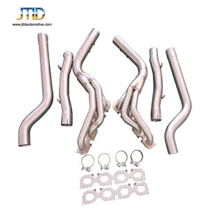 Sistema de Escape de Acero Inoxidable T304 JTLD, Tubo de Escape Intermedio y Colector para Benz W204 C63 <span class=keywords><strong>AMG</strong></span> con Volante a la Izquierda - Product Image 2