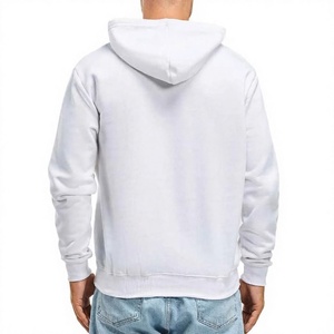 Sweat à capuche pour homme Long Mission Industry, imprimé astronaute et fusée, en coton blanc, coupe classique, vêtement décontracté d'automne - Product Image 5