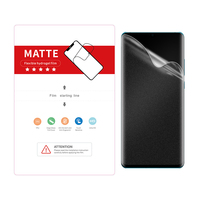 Protection d'écran universelle en hydrogel TPU Purcell F500 OEM ODM pour iPhone 15 16 17 Pro Max HD Mat UV Étanche 2.5D 3D