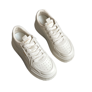 <span class=keywords><strong>รองเท้า</strong></span>ผ้าใบสีขาวแบบผูกเชือก สไตล์ใหม่ ใส่ได้หลายโอกาส ฤดูใบไม้ร่วง/ฤดูใบไม้ผลิ/ฤดูร้อน <span class=keywords><strong>รองเท้า</strong></span>ลำลองสำหรับนักเรียนหญิง <span class=keywords><strong>รองเท้า</strong></span>พื้นเรียบ ทันสมัย ดีไซน์ตาข่าย - Product Image 1