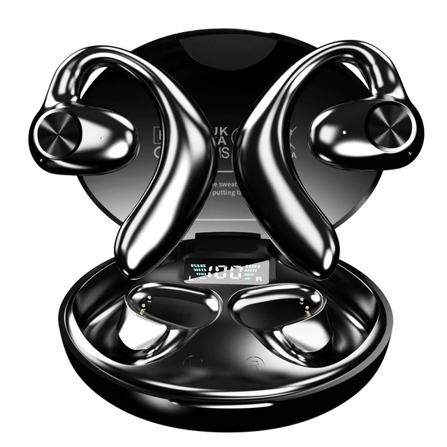 YYK 770 True Wireless Earbuds with Ear Hooks Sports Tws Earphones with 800mah Big Battery Charging case Gaming Headsets