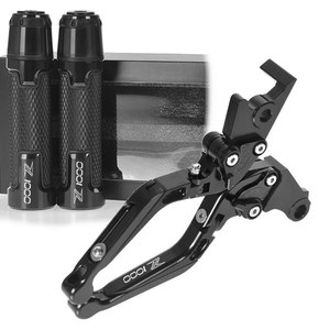 Leviers de frein et d'embrayage <span class=keywords><strong>Z1000</strong></span>, pièces de moto, poignées, embouts de guidon avec logo laser, vente en gros au <span class=keywords><strong>prix</strong></span> d'usine - Product Image 1