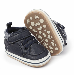 เด็กทารกแรกเกิด เด็กวัยหัดเดิน รองเท้าผ้าใบลำลอง สวมใส่สบาย พื้นผ้าฝ้าย กันลื่น แห้งเร็ว รองเท้าคู่แรก - Product Image 2
