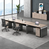 Nouveau bureau de direction moderne en bois de qualité supérieure avec tiroirs pour le personnel