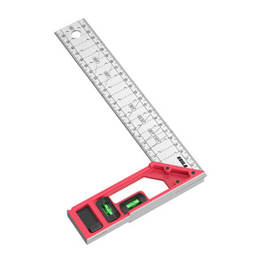 Carpentry Marking Ruler 30cm High Precision Woodworking Angle Ruler With <b>Level</b> For DIY Measuring And Marking - Product Image 3