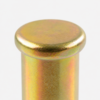 Rivets plats en acier zingué jaune, gamme complète de tailles, haute résistance, classe 10, norme ISO, plage de préhension 1-3, sur mesure
