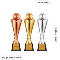 Nouveaux trophées moulés au design original pour les compétitions et les jeux de football, trophées de champion pour les événements sportifs, coupes en forme de ballon de football